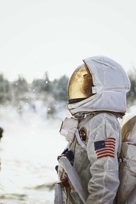 An otherworldly portrait of an astronaut - conceptual photography inspiration