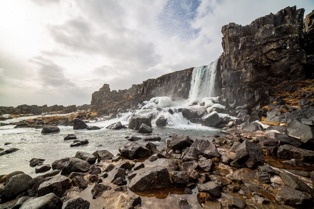 photo of waterfall