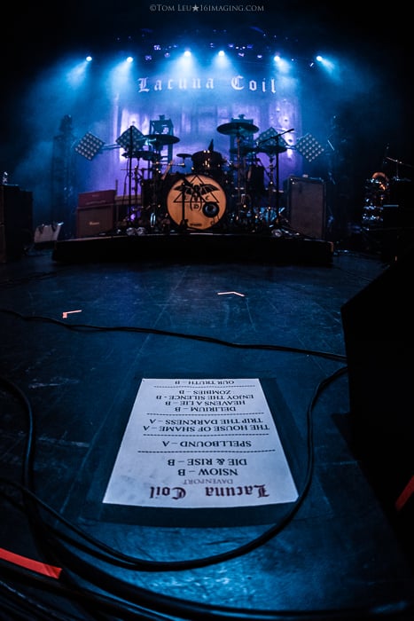 A concert photography shot of the music stage setup
