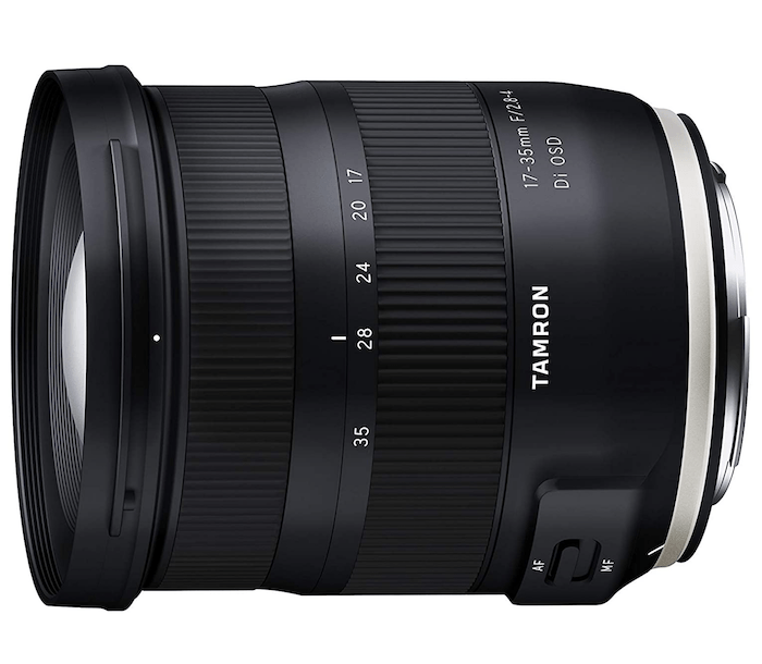 Tamron f/2.8-4&nbsp;lens with a focal length of 17-35mm
