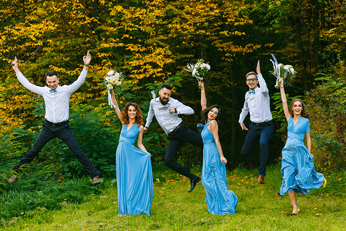groomsmen picture idea: Groomsmen Help Jump Shot